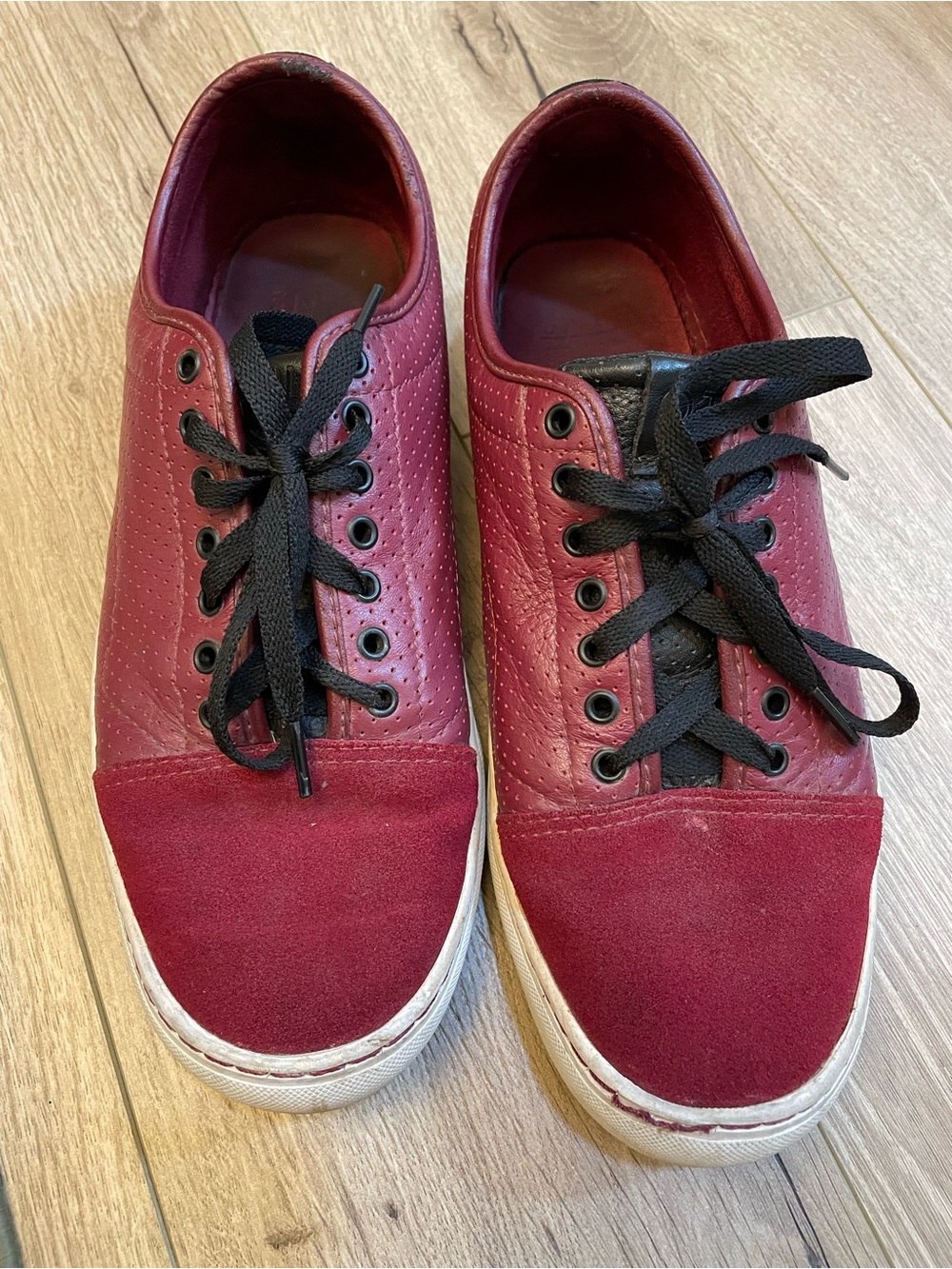 Vintage vans OTW Larkin vault leather suede skateboard shoes men’s 11